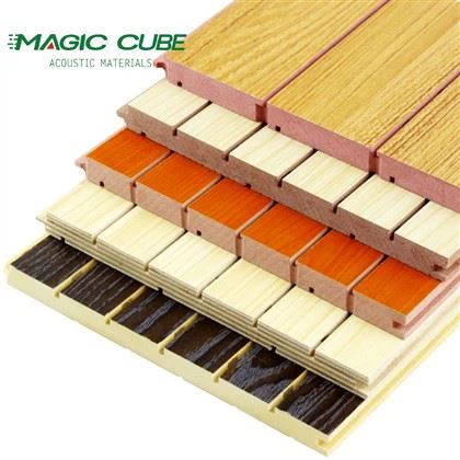 Panell acanalat de fusta MDF insonoritzat